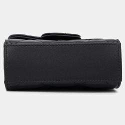 Chanel Black Lambskin Leather Clutch Bag