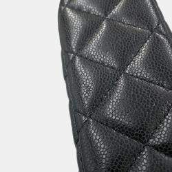 Chanel Matelasse Chainclutch Bag Black Caviar Leather