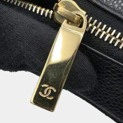 Chanel Matelasse One Belt Bag Black Caviar Leather