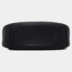 Chanel Matelasse One Belt Bag Black Caviar Leather