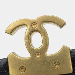 Chanel Small Flap Black Calf Leather Shoulder Bag