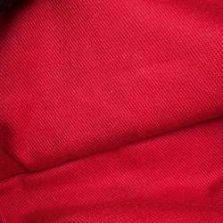 Chanel Mademoiselle Red Patent Leather Chain Bowling Bag 