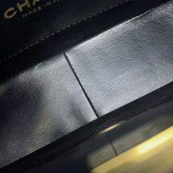 Chanel Matelasse Black Lambskin Chain Shoulder Bag 