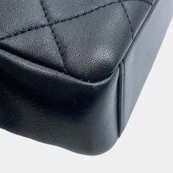 Chanel Matelasse Black Lambskin Chain Shoulder Bag 