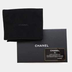 Chanel Matelasse Ball Chain Mini Pouch Black Lambskin