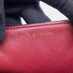 Pre Owned Chanel Diana Chain Black Lambskin Shoulder Bag 