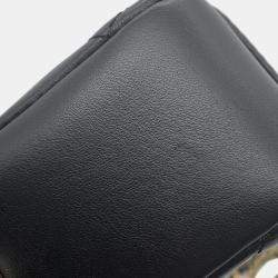 Chanel Matelasse Black Lambskin Chain Camera Bag 