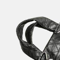 Pre Owned Chanel Black Small Reissue Lambskin 8 Knots Tote
