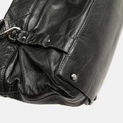 Pre Owned Chanel Black Small Reissue Lambskin 8 Knots Tote