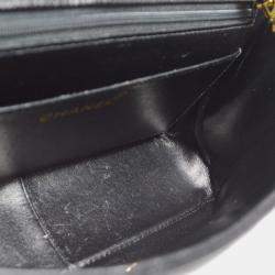 Chanel Diana Medium Black Caviar Leather Chain Shoulder Bag
