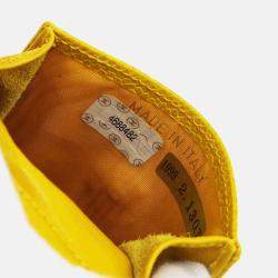 Chanel Yellow Calfskin Timeless Pochette Phone Case