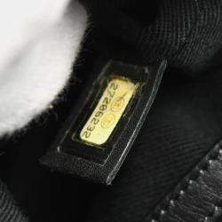 Chanel Deauville Black Straw Bucket Backpack