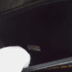 Chanel Vintage Timeless Zip Around Black Caviar Vanity Case 