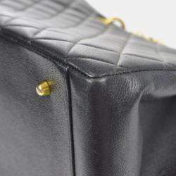 Pre Owned Chanel CC Timeless Black Calfskin Chain Tote Bag