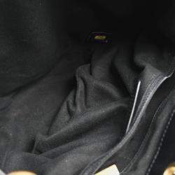 Pre Owned Chanel Deauville Black Caviar Leather Bucket Bag
