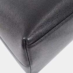 Chanel CC Timeless Black Calfskin Chain Shoulder Bag