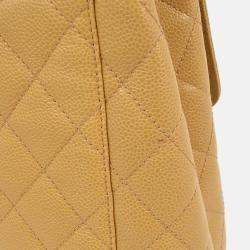 Chanel Kelly Beige Calfskin Leather Top Handle Bag