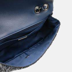 Chanel Coco Cuba Single Flap Blue Sequins Shoulder Bag