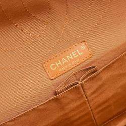 Chanel 2.55 Double Flap Beige Lambskin Shoulder Bag