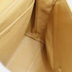 Chanel Beige Calfskin Medium Top Handle Handbag