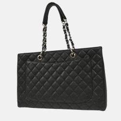 Chanel  GST XL Black Calfskin Grand Shopping Tote Bag