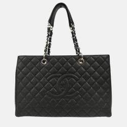 Chanel  GST XL Black Calfskin Grand Shopping Tote Bag