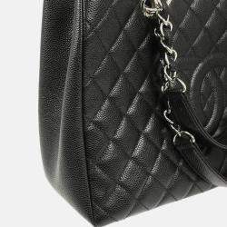 Chanel  GST XL Black Calfskin Grand Shopping Tote Bag