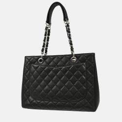 Chanel  GST XL Black Calfskin Grand Shopping Tote Bag