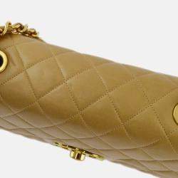 Chanel Classic Flap Jumbo Beige Lambskin Shoulder Bag