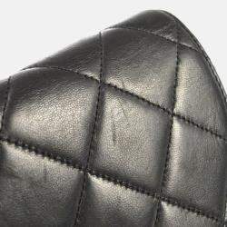 Chanel Black Lambskin Duma Chain Backpack