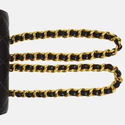 Chanel Black Lambskin Duma Chain Backpack