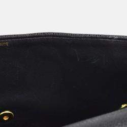 Chanel Mademoiselle Jumbo Classic Flap Black Caviar Leather Shoulder Bag