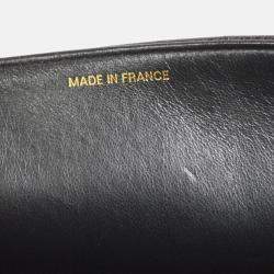 Chanel Black Calfskin Jumbo Mademoiselle Classic Flap Bag