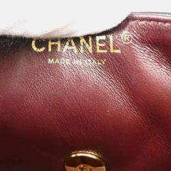 مملوكة مسبقًا Chanel East West Black Lambskin Shoulder Bag