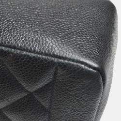 Chanel Diana Medium Black Caviar Leather Chain Shoulder Bag