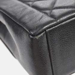 Chanel Diana Medium Black Calfskin Chain Shoulder Bag