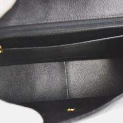 Chanel Diana Medium Black Calfskin Chain Shoulder Bag