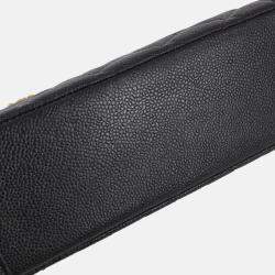 Chanel Diana Medium Black Calfskin Chain Shoulder Bag