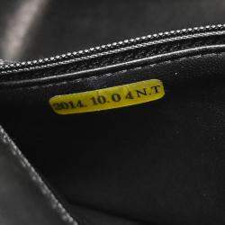 Chanel Black Shearling Lambskin Medium Flap Bag