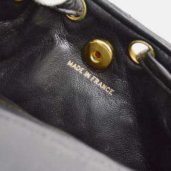 Chanel Black Lambskin Duma Backpack Small
