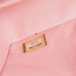 Chanel Classic Double Flap Medium Pink Calfskin Shoulder Bag