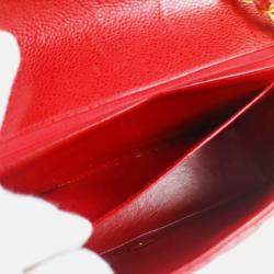 Chanel Diana Medium Red Calfskin Chain Shoulder Bag