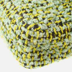 Chanel Green Tweed Top Handle Handbag