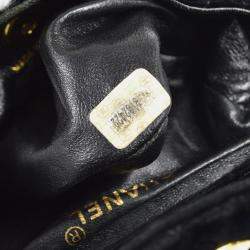 Chanel Duma Small Black Velvet Backpack 