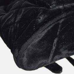 Chanel Duma Small Black Velvet Backpack 