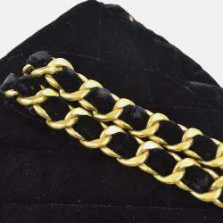 Chanel Black Velvet Duma Backpack Small