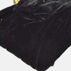 Chanel Black Velvet Duma Backpack Small