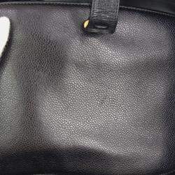 Chanel Black Calfskin Timeless Vanity Handbag