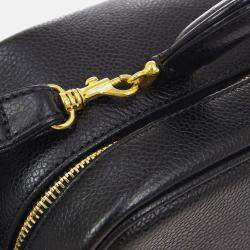 Chanel Black Calfskin Timeless Vanity Handbag