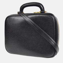 Chanel Timeless Vanity Black Calfskin Handbag